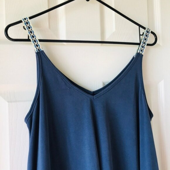 🎆BYE BYE ON 7/20🎆Embroidered Strap Tank Top - Picture 11 of 13